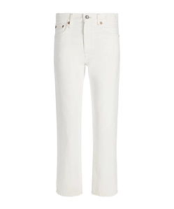 R13 Buttoned Tapered Jeans