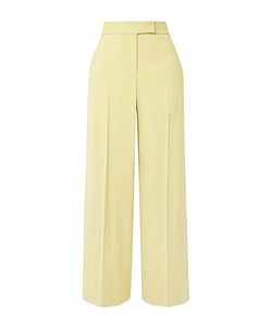 Pleated Wide-Leg Casual Pants