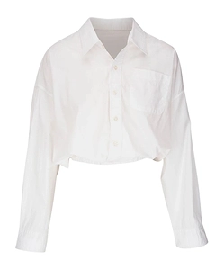 R13 Crossover Bubble Shirt