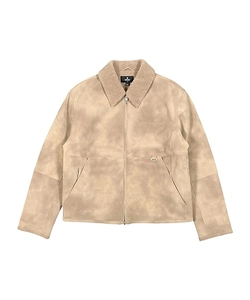 Represent Zipped Shearling Collar Jacket