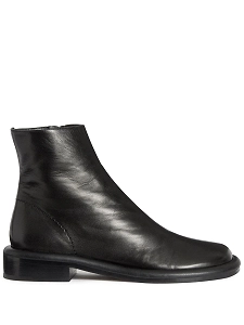 Round Head Zipper And Ankle Boots