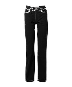 Ryman Straight Leg Printed Jeans