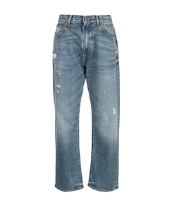 R13 Logo Patch Boyfriend Jeans