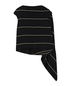 Sutton Asymmetrical Striped Top
