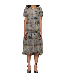 Round Neck Midi Dress