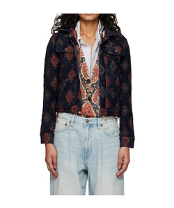 Relaxed Trucker Collared Casual Jacket