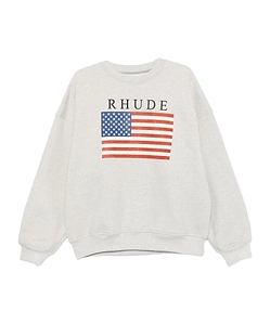 Flag-Print Sweatshirt