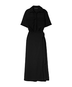 Woven Wrap Dress