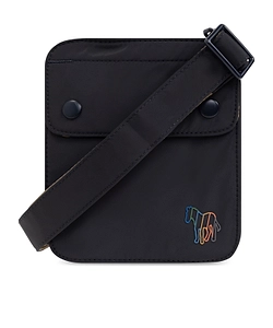 Ps Paul Smith Zebra Zipped Messenger Bag
