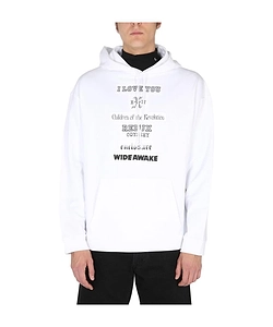 Raf Simons Slogan Patches Hoodie