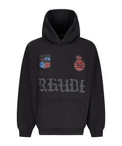 Rhude Cote D'azur Crest Oversized Hoodie