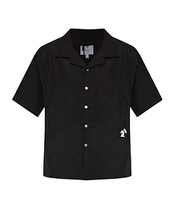 Rhude Camp Collar Logo Shirt