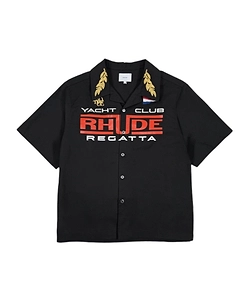 Rhude Regatta Logo Printed Buttoned Shirt