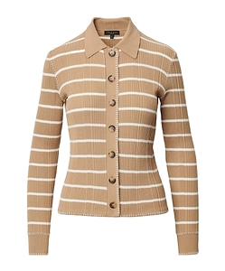 Rag & Bone Striped Fitted Cardigan