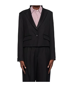 Long-Sleeved Suit Jacket