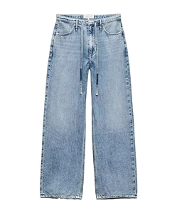 Rag & Bone Drawstring Wide-Leg Jeans