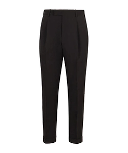 Pt Torino Rebel Turn-Up Hem Tapered Trousers