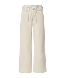 Rag & Bone Drawstring Waist Straight Jeans