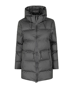 Zippered Quilted Cotton Jacket