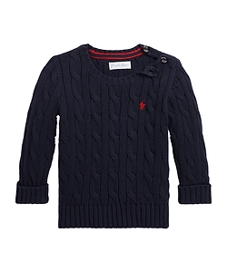 Polo Ralph Lauren Kids Polo Pony Embroidered Crewneck Jumper