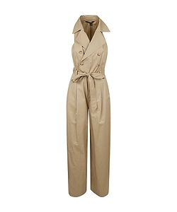 Lauren Ralph Lauren Belted Wide-Leg Jumpsuit