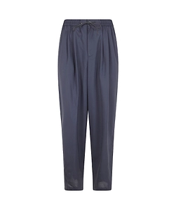 Drawstring Pleated Trousers