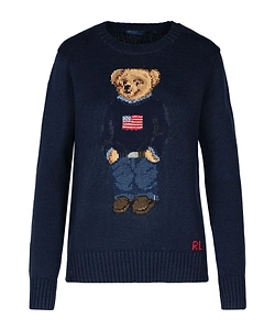 Polo Ralph Lauren Bear Intarsia Crewneck Jumper
