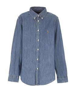 Polo Ralph Lauren Kids Long-Sleeve Denim Shirt