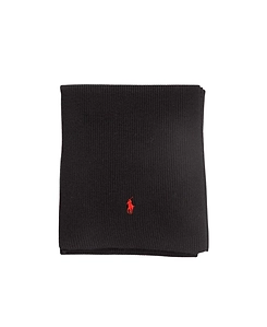 Polo Ralph Lauren Pony Embroidered Ribbed-Knit Scarf