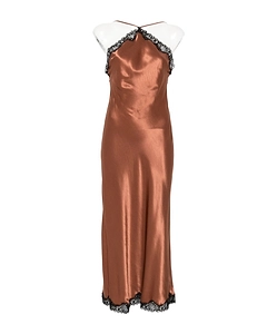 Harlan Lace-Trimmed Slip Dress