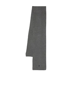 Polo Ralph Lauren Pony Embroidered Ribbed-Knit Scarf