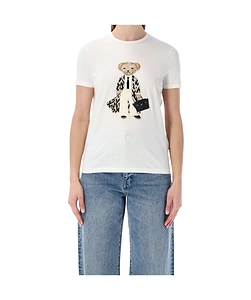 Ralph Lauren Bear Motif T-Shirt