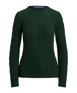 Ralph Lauren Collection Cable-Knit Crewneck Jumper