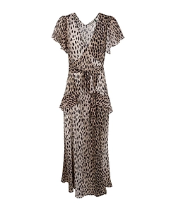 Rixo Evie Ruffled Maxi Dress