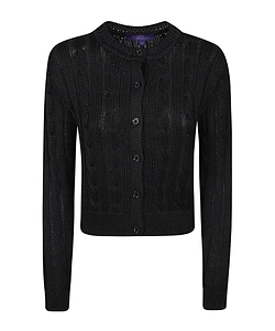 Ralph Lauren Cable Knit Cropped Cardigan