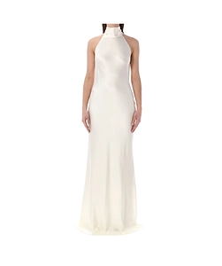 Ralph Lauren Chilton Halterneck Evening Dress