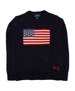 Polo Ralph Lauren Kids Flag Intarsia Crewneck Jumper