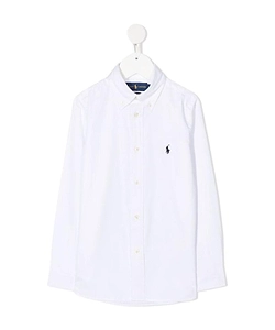 Polo Ralph Lauren Kids Logo Embroidered Long Sleeved Shirt