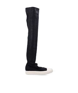 Rick Owens Drkshdw Round Toe Knee-Higth Boots