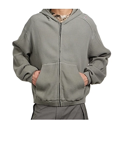 Roa Bee Sun Waffle Zip Hoodie