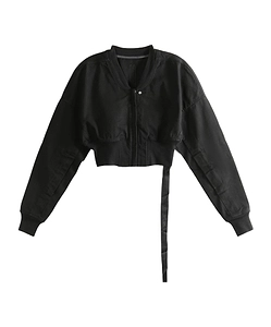 Rick Owens Drkshdw Striped Cropped Jacket