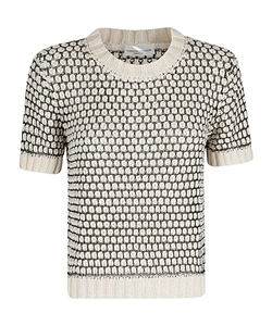Roberto Collina Textured Short-Sleeve Knitted Top