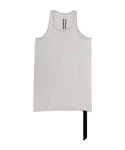 Ribbed-Trim Loose Tank Top