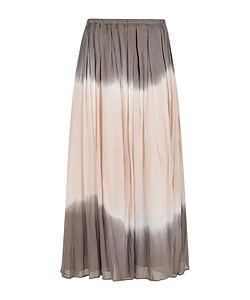 Elastic Waist Midi Skirt