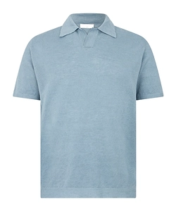 Roberto Collina Linen Knit Polo Shirt