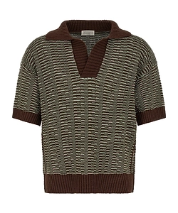 Roberto Collina Links Open-Collar Polo Shirt