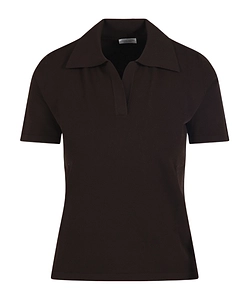 Roberto Collina Open-Collar Polo Top