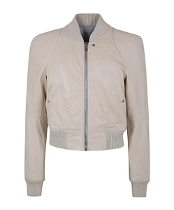 Rib-Trim Bomber Jacket