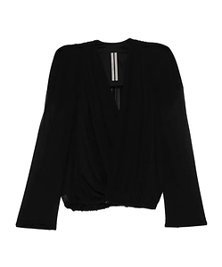 Maria Draped V-Neck Jacket