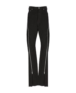 Mid-Rise Zip-Up Extra-Length Jeans